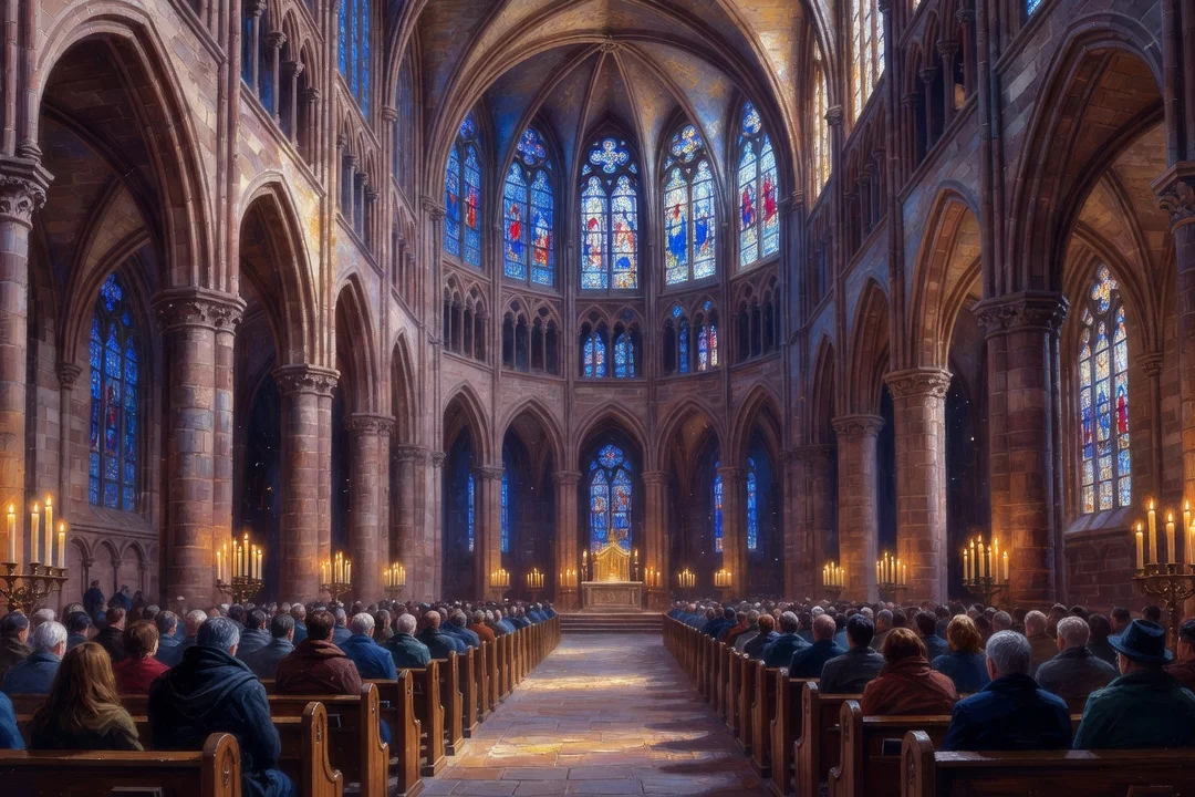 Messe de requiem à la cathédrale de Strasbourg pour la commémoration des défunts