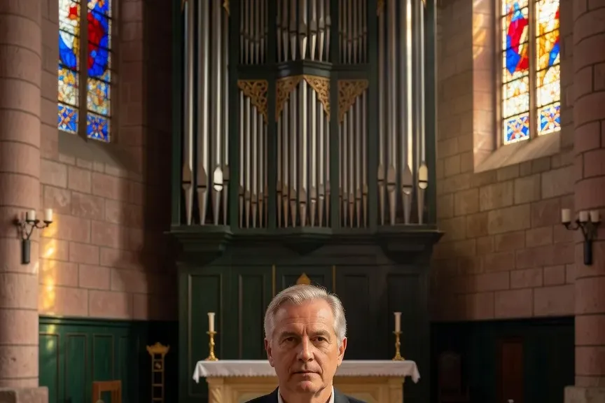 Portrait de Thomas Erhard, organiste