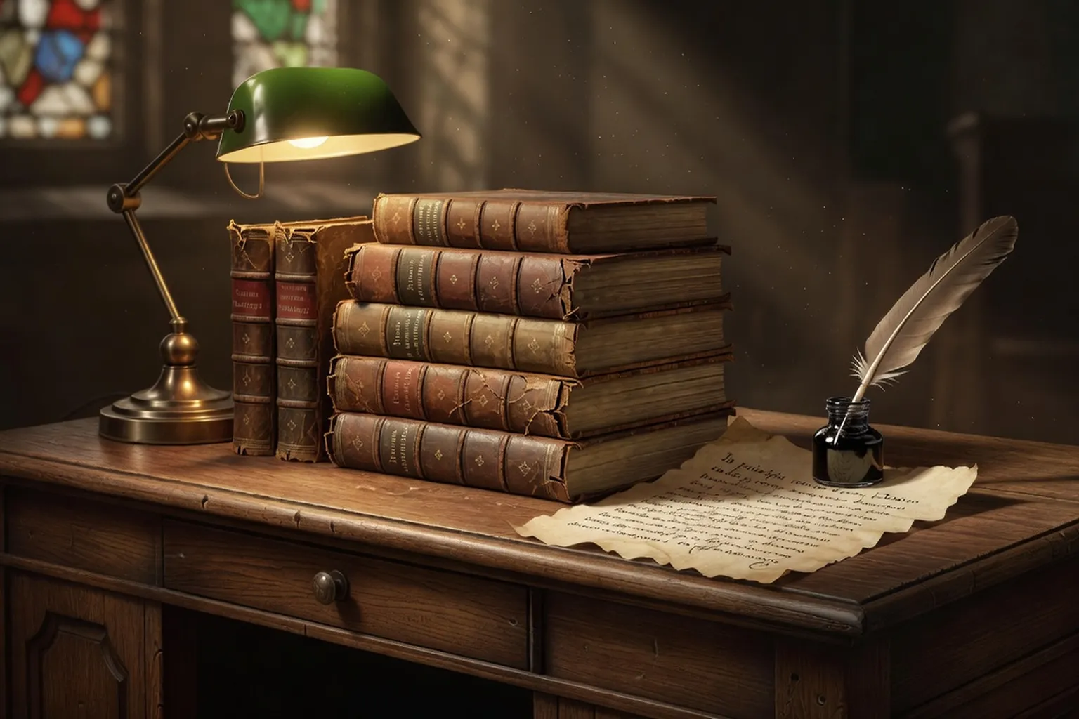 Bibliotheque théologique, ouvrage relie, ouverture sur Somme théologique